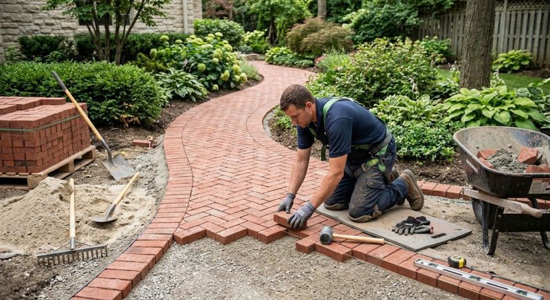 Brick Paving Installation in Stamford, CT